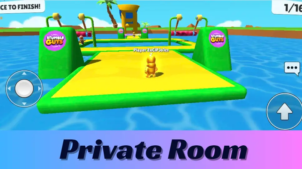 Create private room- in stumble guys